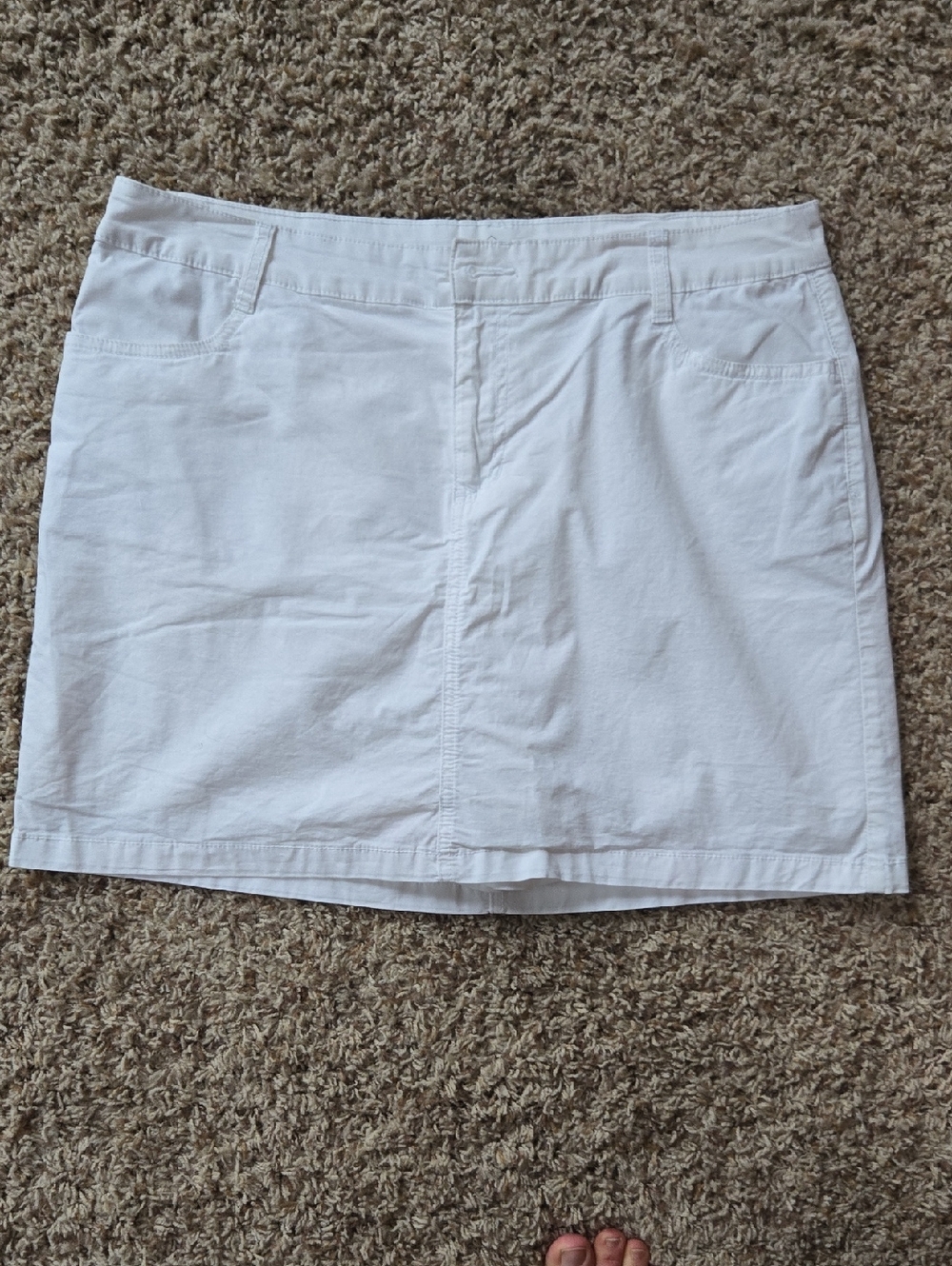 Women's White Skort